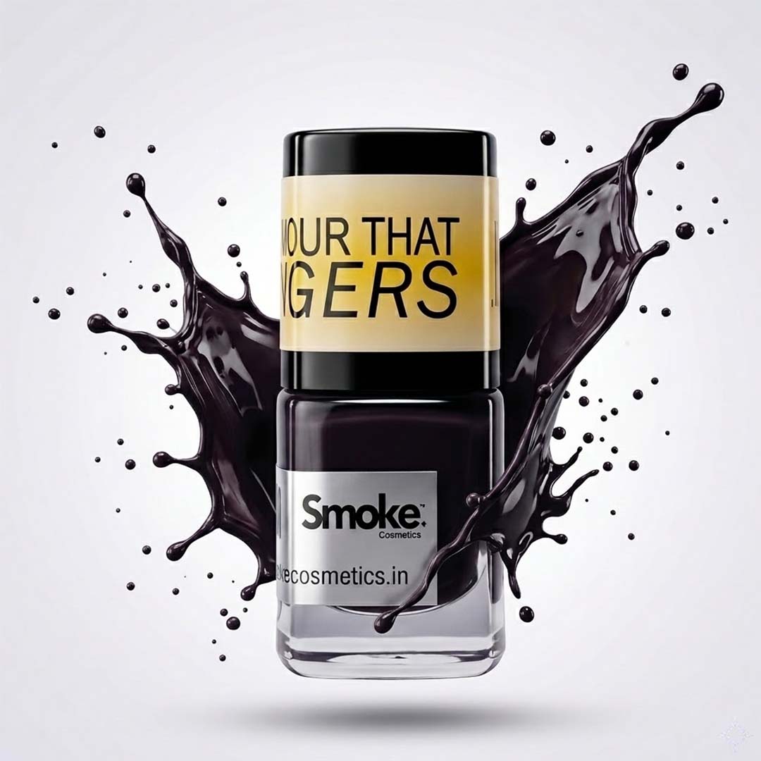 Smoke Cosmetics Smoke Mood Polish Matte 5ml - Classic Black