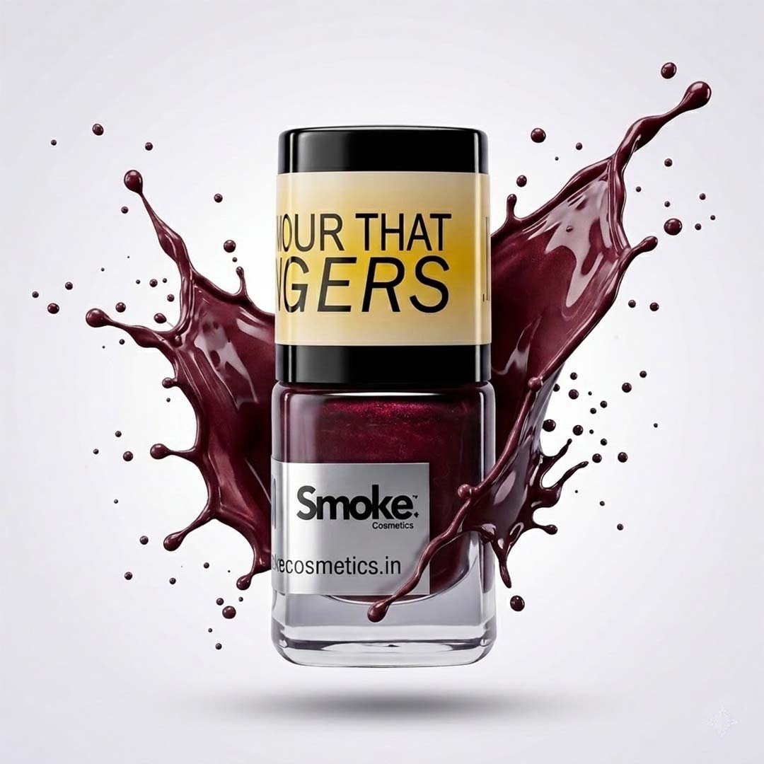 Smoke Cosmetics Smoke Mood Polish Matte 5ml - Berry Red