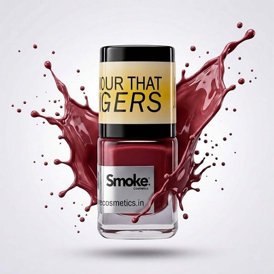 Smoke Cosmetics Smoke Mood Polish Matte 5ml - Rich Maroon