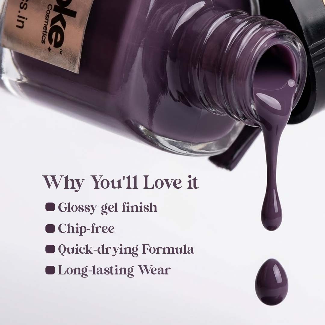 Smoke Cosmetics Smoke Mood Polish Matte 5ml - Dusty Purple